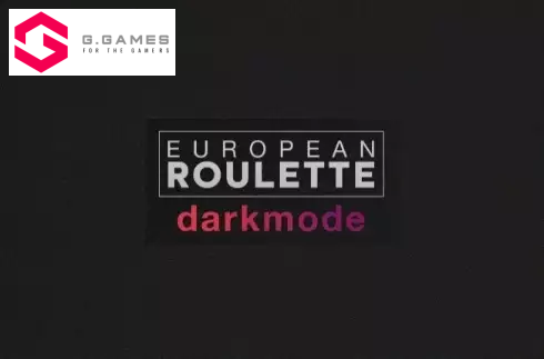 European Roulette Darkmode